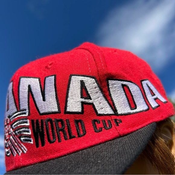 Vintage World Cup 1994 ⚽️ Team Canada Soccer snapback cap hat Apex Football - Picture 5 of 17